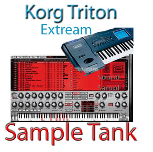 Product picture Korg triton Etreme for  sample tank 